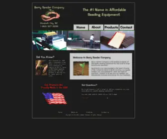 Berryseeder.com(Berry Seeder Company is the leader in vacuum seeders) Screenshot