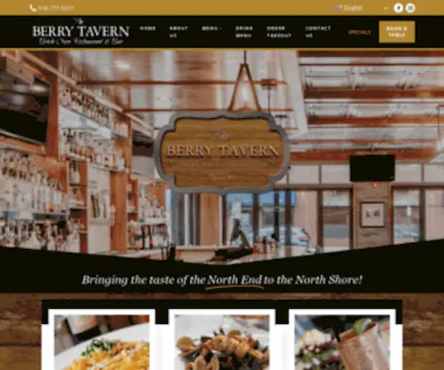 Berrytavern.com(The Berry Tavern Restaurant) Screenshot