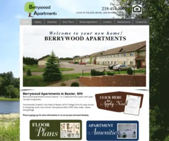 Berrywoodapartments.com(Berrywood Apartments Baxter) Screenshot