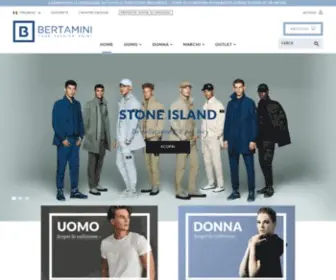 Bertaminishop.com(Bertamini Shop Abbigliamento Uomo Donna) Screenshot