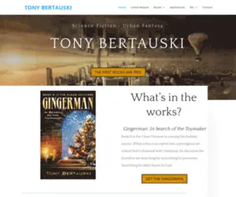 Bertauski.com(Tony Bertauski) Screenshot