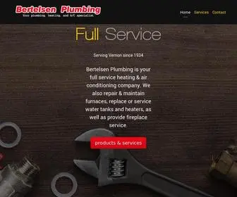 Bertelsenplumbing.com(Bertelsen Plumbing) Screenshot