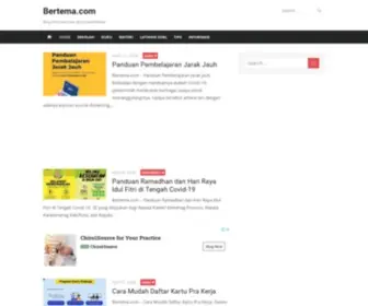 Bertema.com(Blog informasi dan dunia pendidikan) Screenshot