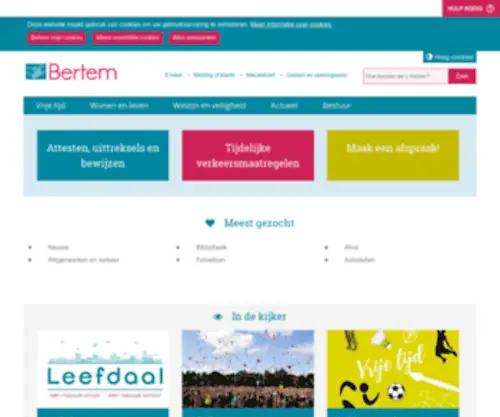 Bertem.be(Gemeente Bertem) Screenshot