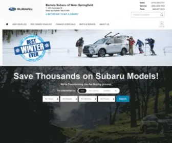 Berterasubaru.com(Bertera Subaru of West Springfield) Screenshot