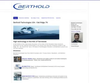 Berthold-US.com(Berthold US) Screenshot