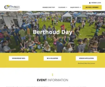 Berthoudday.com(Berthoud Chamber) Screenshot