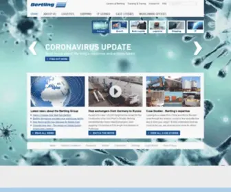 Bertling-Logistics.com(The Bertling Group Website) Screenshot