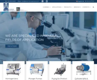 Bertoli-Homogenizers.com(Bertoli Homogenizers) Screenshot