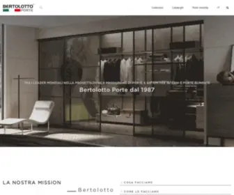 Bertolotto.com(Porte Interne Bertolotto) Screenshot