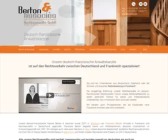 Berton-Associes.de(Berton & Associés) Screenshot