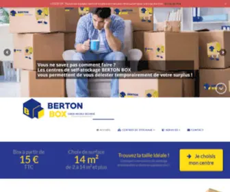 Bertonbox.fr(Garde meuble) Screenshot