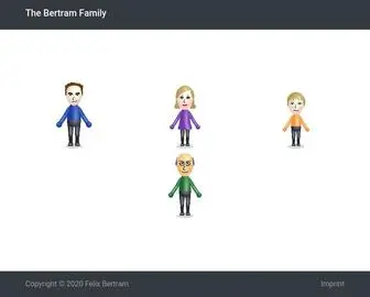 Bertram-Family.com(Felix Bertram) Screenshot
