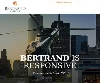 Bertrandproducts.com(Bertrand Products Inc) Screenshot