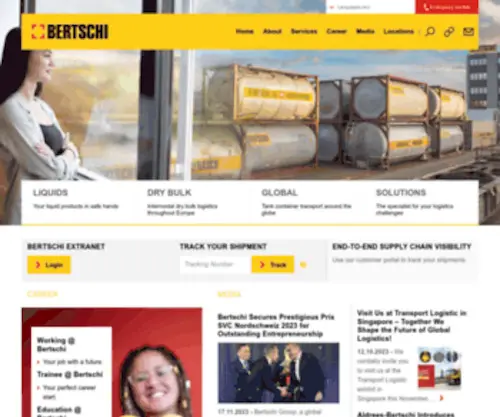 Bertschi.com(Home) Screenshot