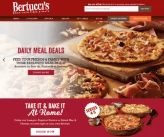 Bertuccis.com(Bertucci's) Screenshot