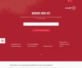 Berufe-Der-ICT.ch(Berufe der ICT) Screenshot