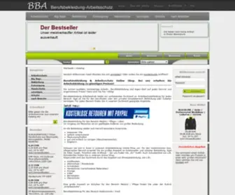 Berufsbekleidung-Arbeitsschutz.de(Berufsbekleidung-Arbeitsschutz & Arbeitskleidung Online Shop) Screenshot