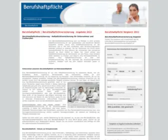 Berufshaftpflicht-24.de(Berufshaftpflichtversicherung 2022) Screenshot