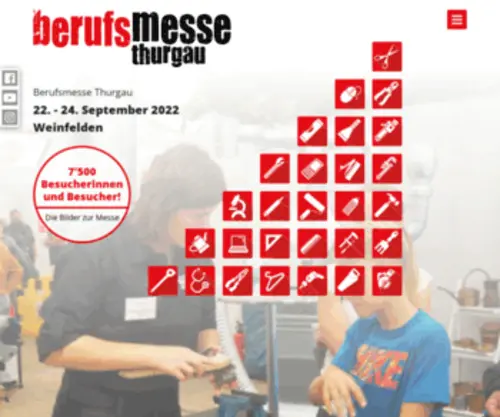 Berufsmesse-Thurgau.ch(Berufsmesse Thurgau) Screenshot