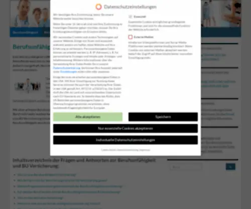 Berufsunfaehigkeit-Berufsunfaehigkeitsversicherung.de(Berufsunfähigkeit) Screenshot