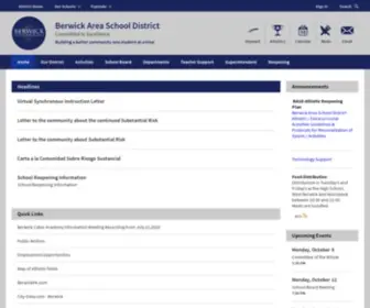 Berwicksd.org(Berwick Area School District) Screenshot