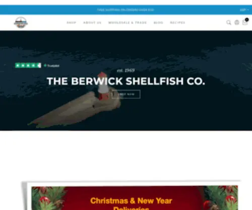 Berwickshellfish.com(The Berwick Shellfish Co) Screenshot