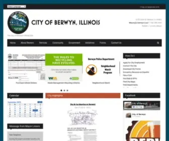 Berwyn-IL.gov(City of Berwyn) Screenshot