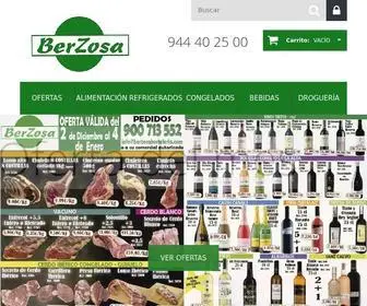 Berzosahosteleria.com(Supermercado online de alimentos y bebidas) Screenshot