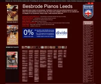 Besbrodepianos.com(Pianos for sale) Screenshot