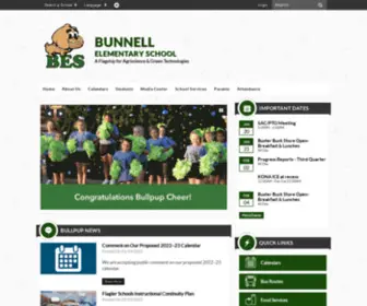 Besbullpups.com(Bunnell Elementary School) Screenshot