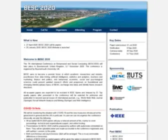 Besc-Conf.org(Page Redirection) Screenshot