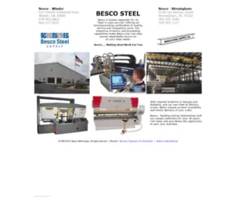 Bescosteel.com(Besco) Screenshot