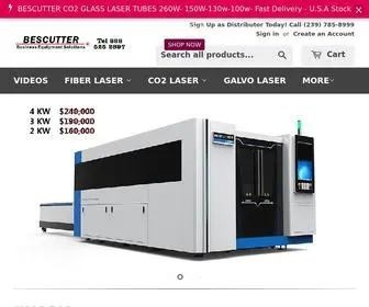 Bescutter.com(Fiber Laser Cutter) Screenshot