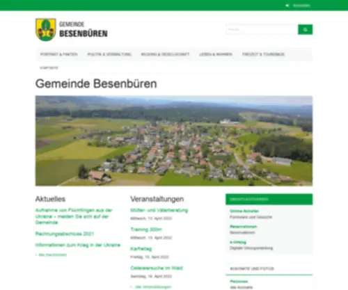 Besenbueren.ch(Besenbüren) Screenshot