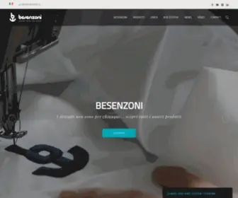 Besenzoni.it(Besenzoni S.p.A. propone un incomparabile gamma di prodotti) Screenshot