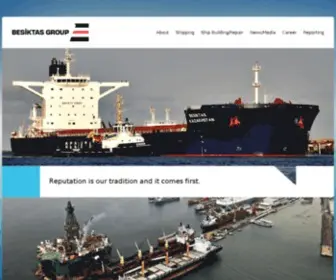 Besiktasgroup.com(Besiktas Shipping Group) Screenshot