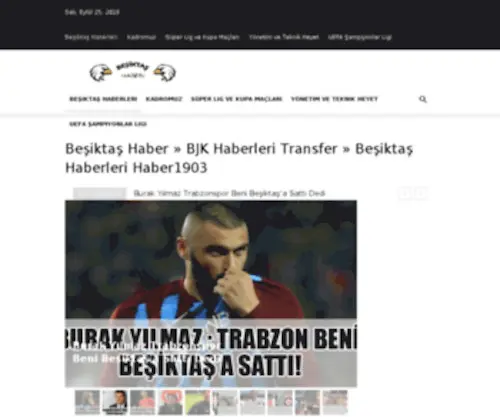 Besiktashaberi.com(Besiktashaberi) Screenshot