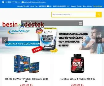Besindestek.com(BesinDestek-Türkiye'nin Sporcu Gıdaları Tedarikçisi) Screenshot