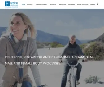 Besins-Healthcare.com(Innovating for Well) Screenshot