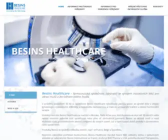 Besins-Healthcare.cz(Czech Republic) Screenshot