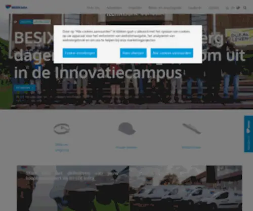 Besixinfra.be(BESIX Infra) Screenshot
