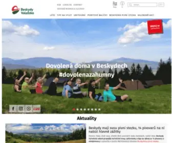 Beskydyportal.cz(Webový portál turistické oblasti Beskydy) Screenshot