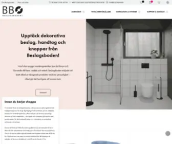 Beslagsboden.se(Beslag, Krokar & Knoppar) Screenshot