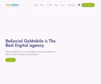 Besocialgomobile.com(Digital Agency) Screenshot