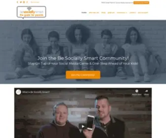 Besociallysmart.com(Be Socially Smart) Screenshot