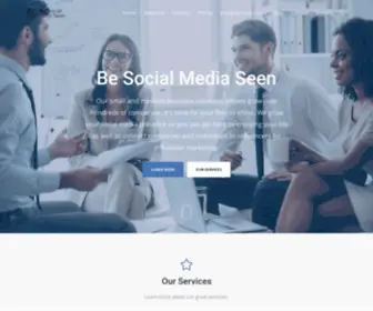 Besocialmediaseen.com(Helping customers grow there social media accounts and presence) Screenshot