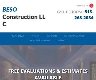 Besoconstructionllc.com(Beso Construction LLC) Screenshot