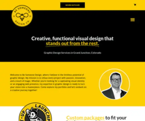 Besomeonedesign.com(Graphic and Web Design) Screenshot