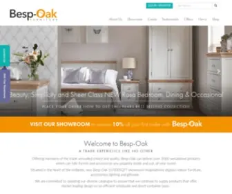 Besp-OAK.com(Besp-Oak Furniture) Screenshot